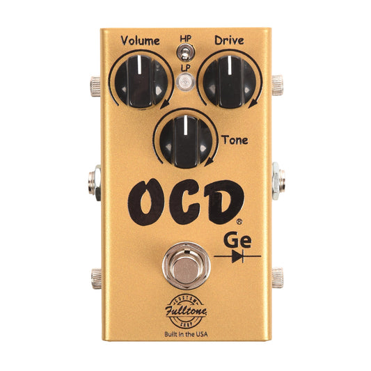 Fulltone Limited Edition Custom Shop Gold Standard OCD-Ge Germanium Overdrive Pedal