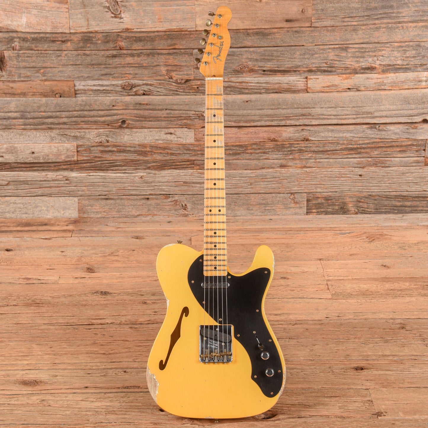 Fender Custom Shop LTD Nocaster Thinline Relic Butterscotch Blonde 2024