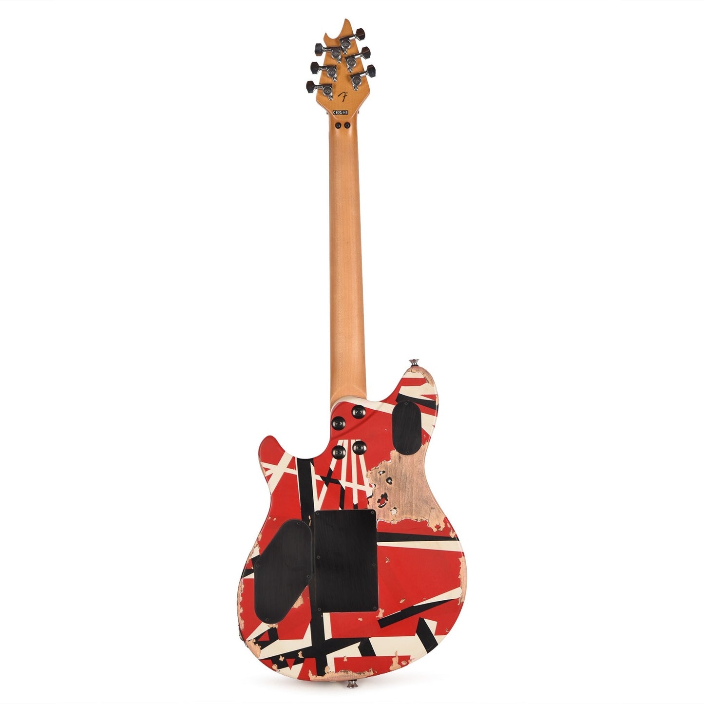 EVH Limited Edition Wolfgang Special Striped Series Red/Black/White Aged