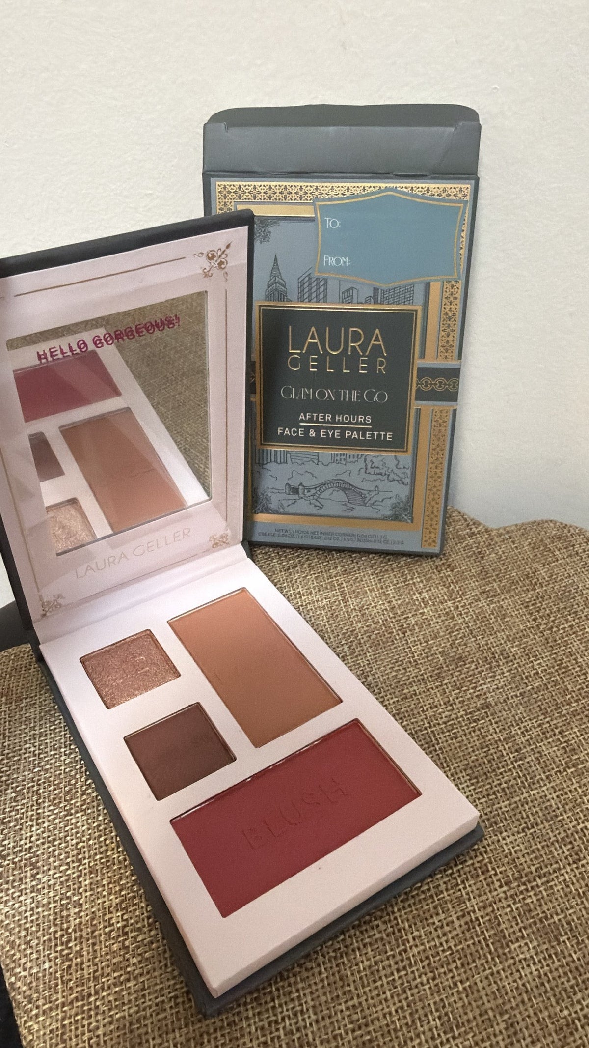 New Laura Geller After Hours Glam on the Go Beyond the Mirror Face + Eye Makeup Palette