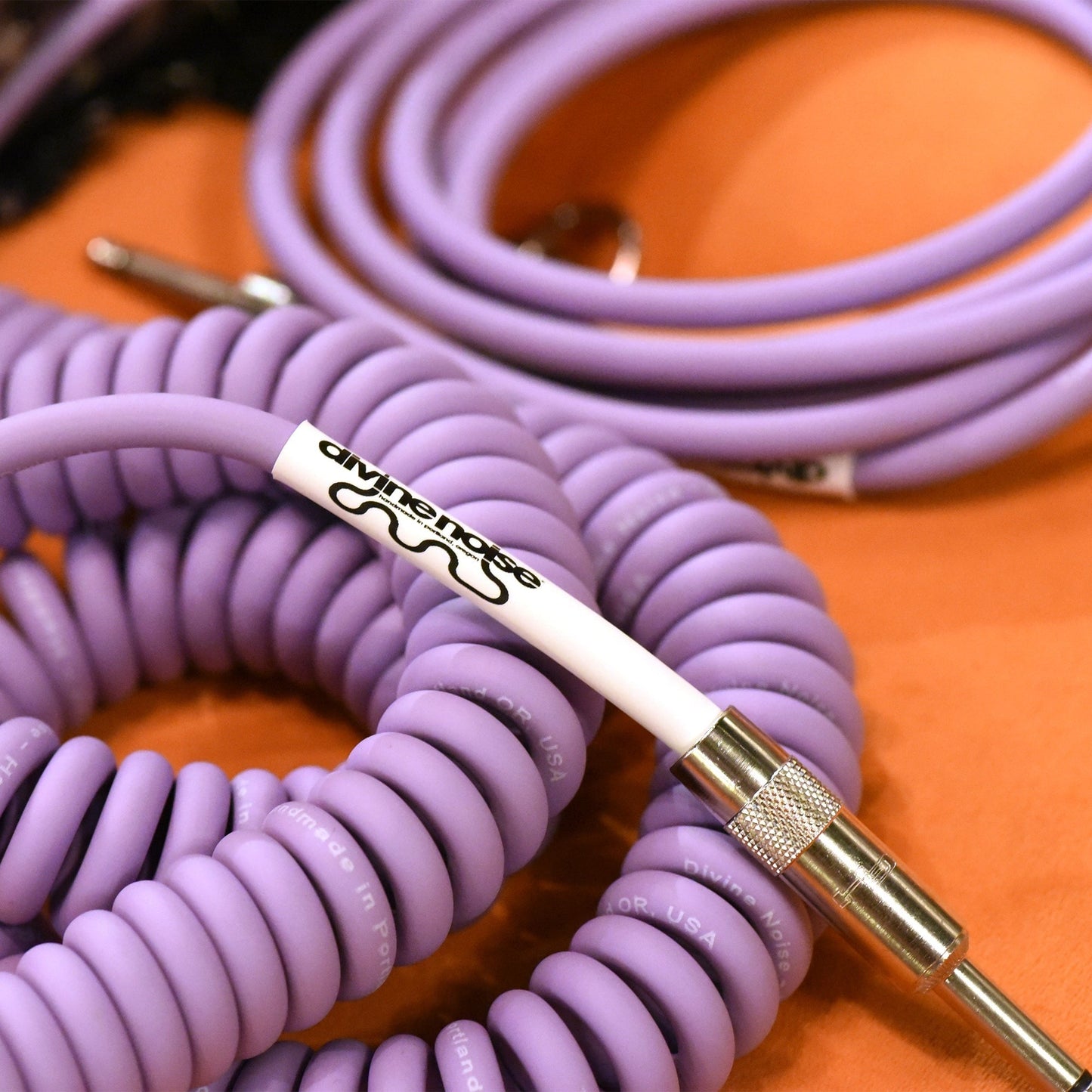 Divine Noise 50/50 Instrument Cable 30' Straight/Straight Lavender Haze