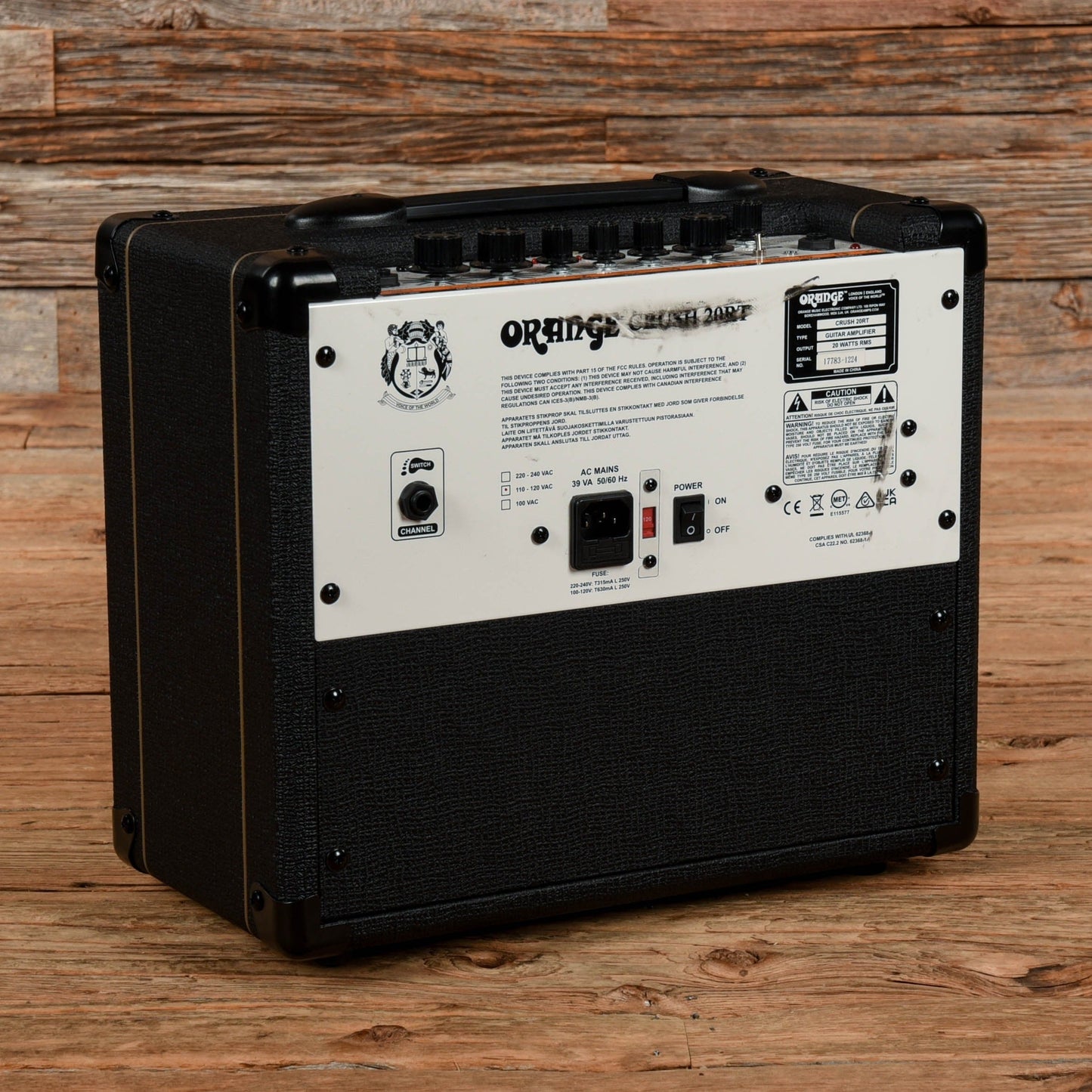Orange Crush 20RT 2-Channel 20-Watt 1x8" Guitar Combo 2024