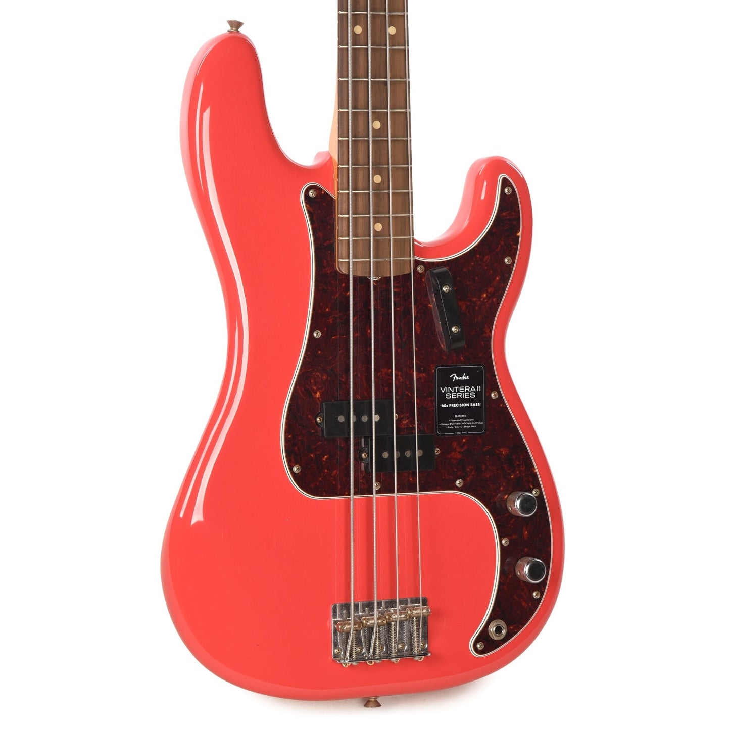 Fender Limited Edition Vintera II Road Worn '60s Precision Bass Fiesta Red