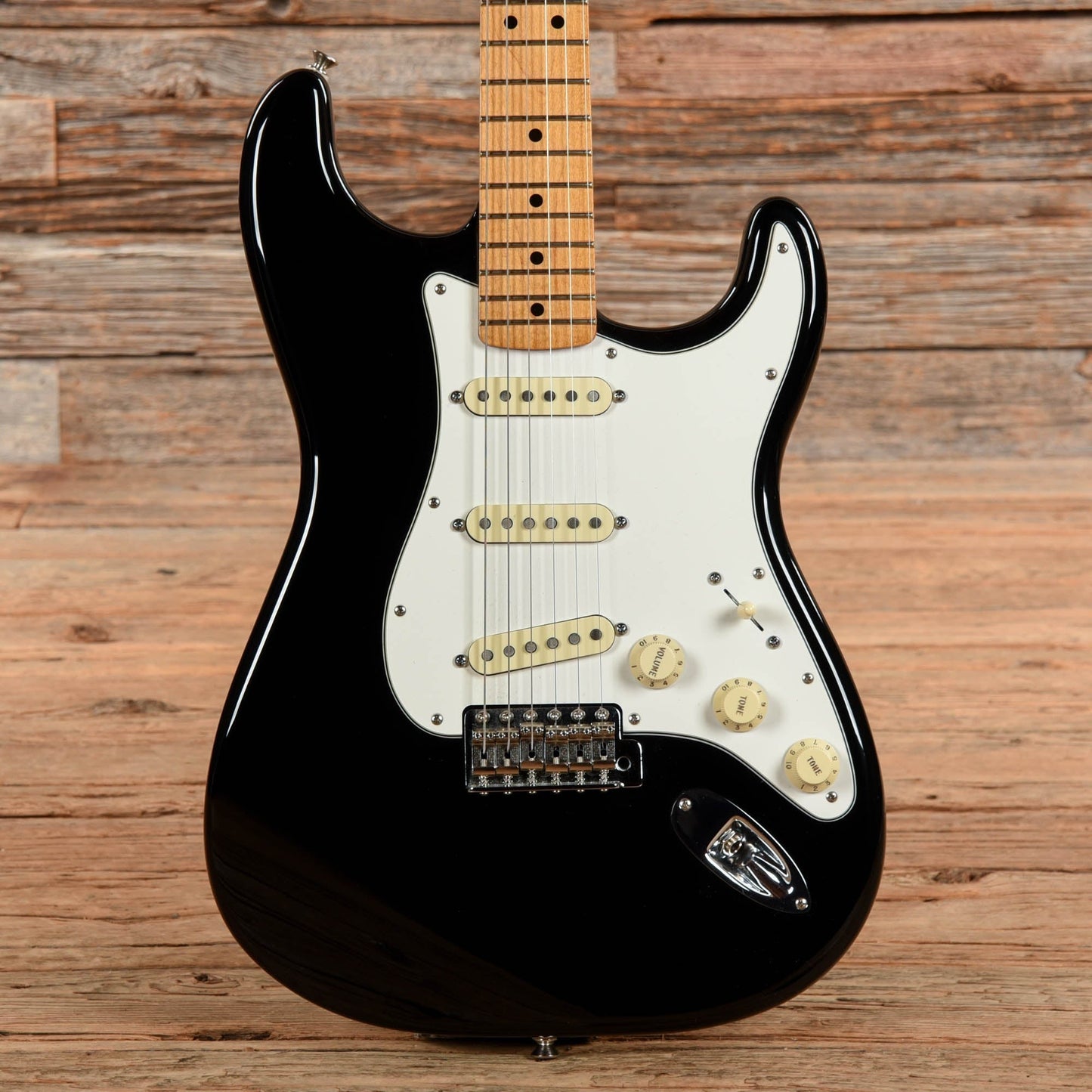 Fender Strat Hendrix Reissue Black 2015 - Dave Amato of REO Speedwagon