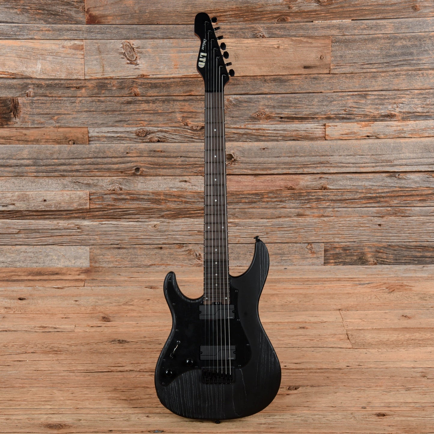 ESP LTD SN-1007 HT Baritone Black Blast 2024 LEFTY