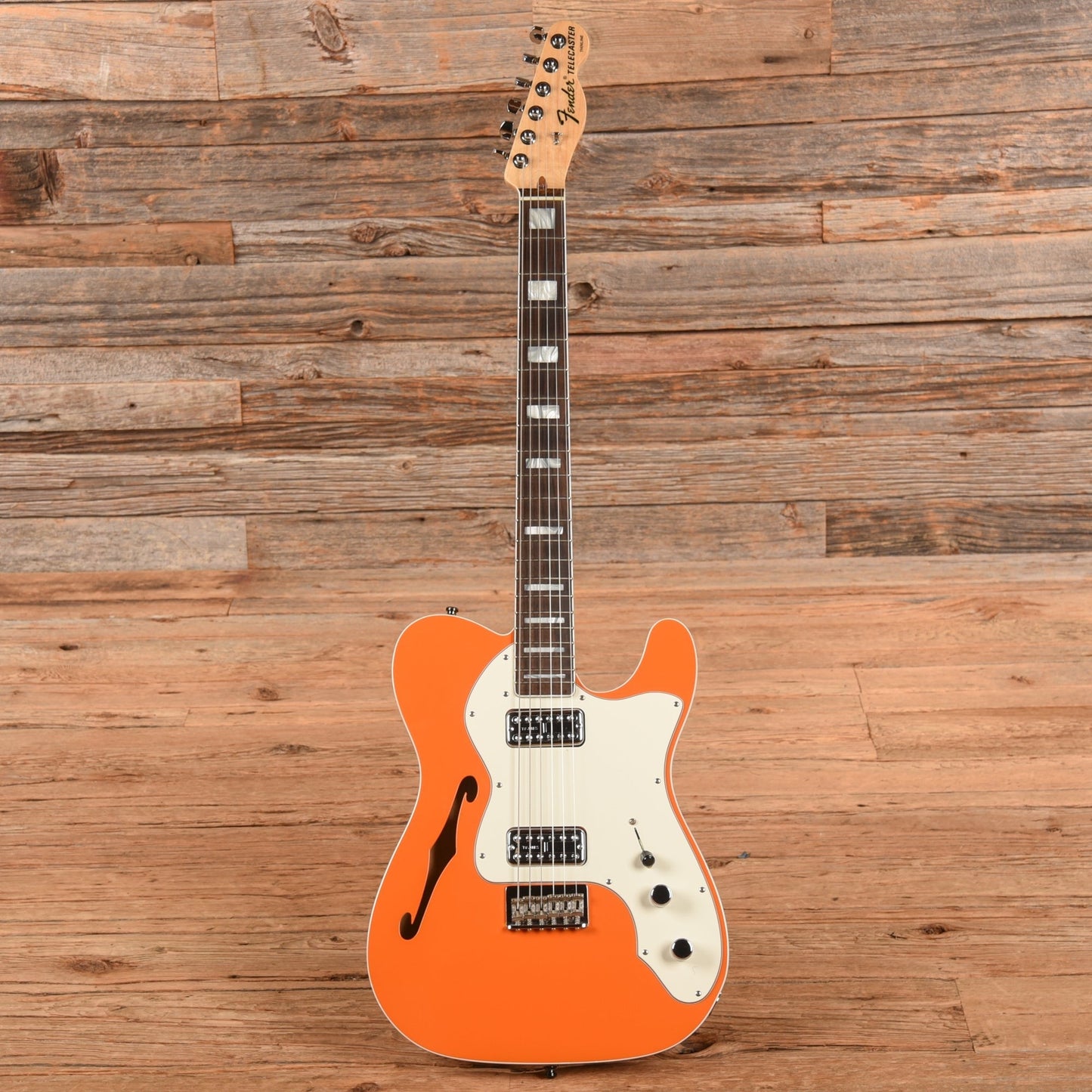 Fender Parallel Universe Deluxe Thinline Super Telecaster Orange 2018