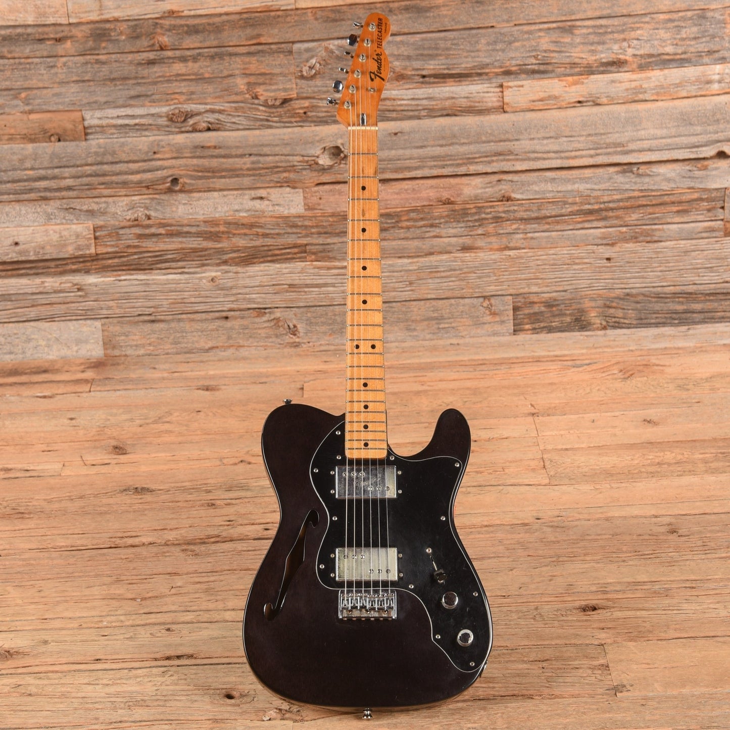 Fender Telecaster Thinline Transparent Black Refin 1972
