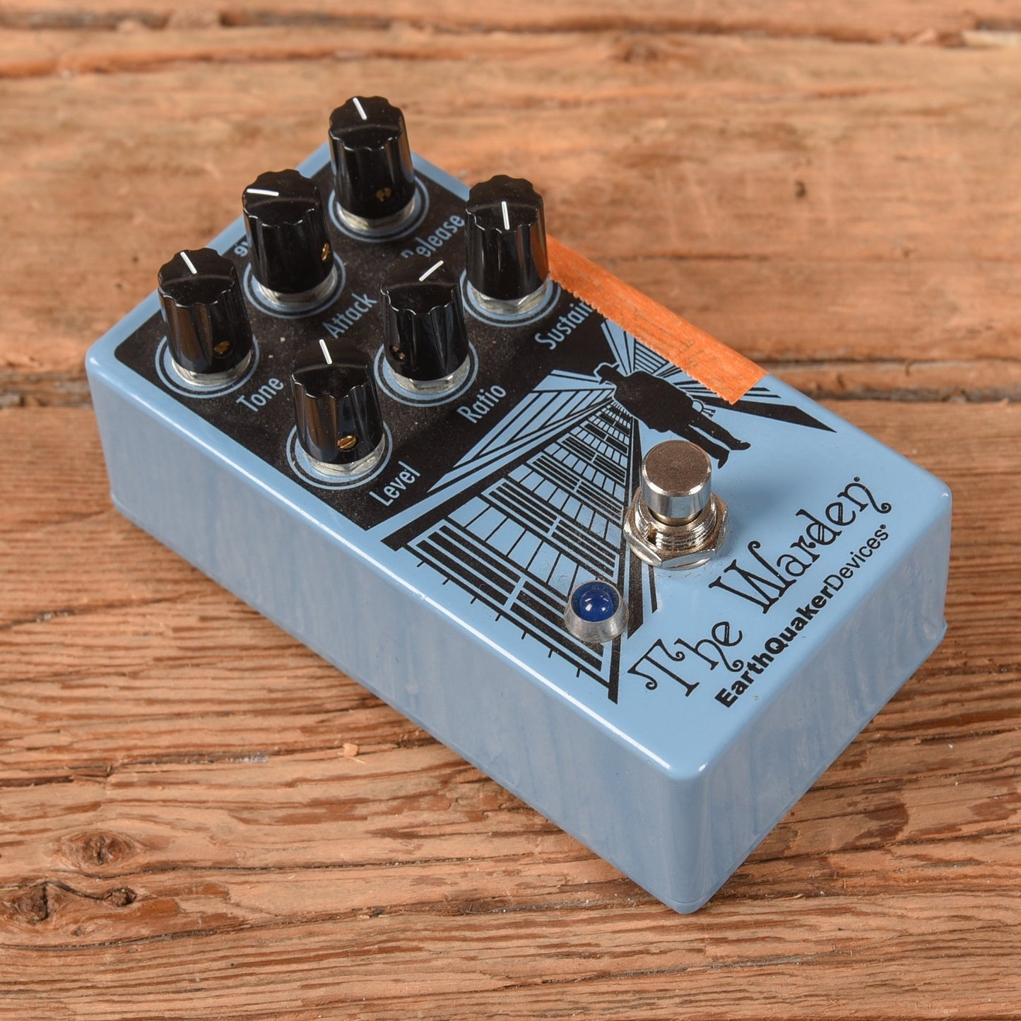 Earthquaker Devices The Warden V2 Compressor Blue