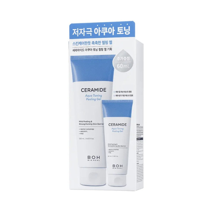 【20261014到期】Boh Ceramide Aqua Toning Peeling Gel Set 神經醯胺水感煥膚凝膠120mL+60mL