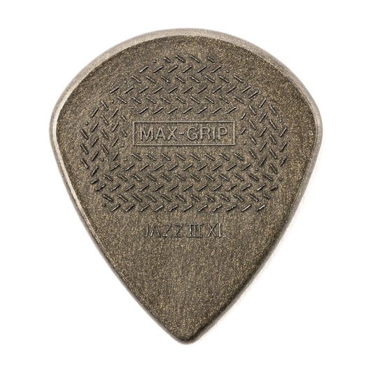 Dunlop Max-Grip Jazz III XL Carbon Fiber 1.38 mm Guitar Pick 6-Pack