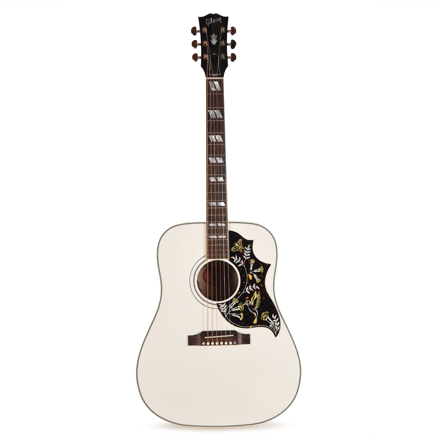 Gibson Custom Shop Limited Run Hummingbird Sitka/Maple Alpine White Gloss