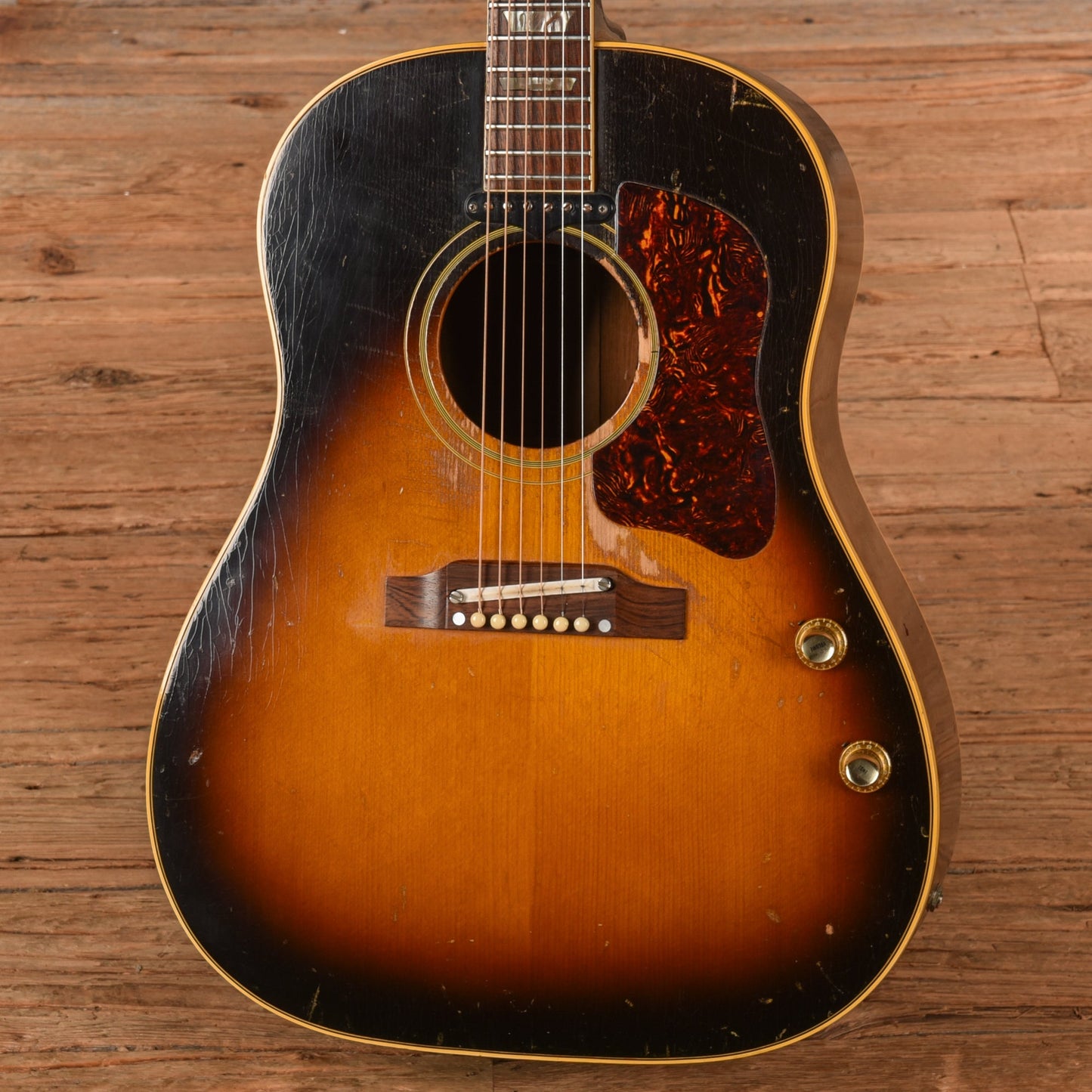 Gibson J-160E Sunburst 1966