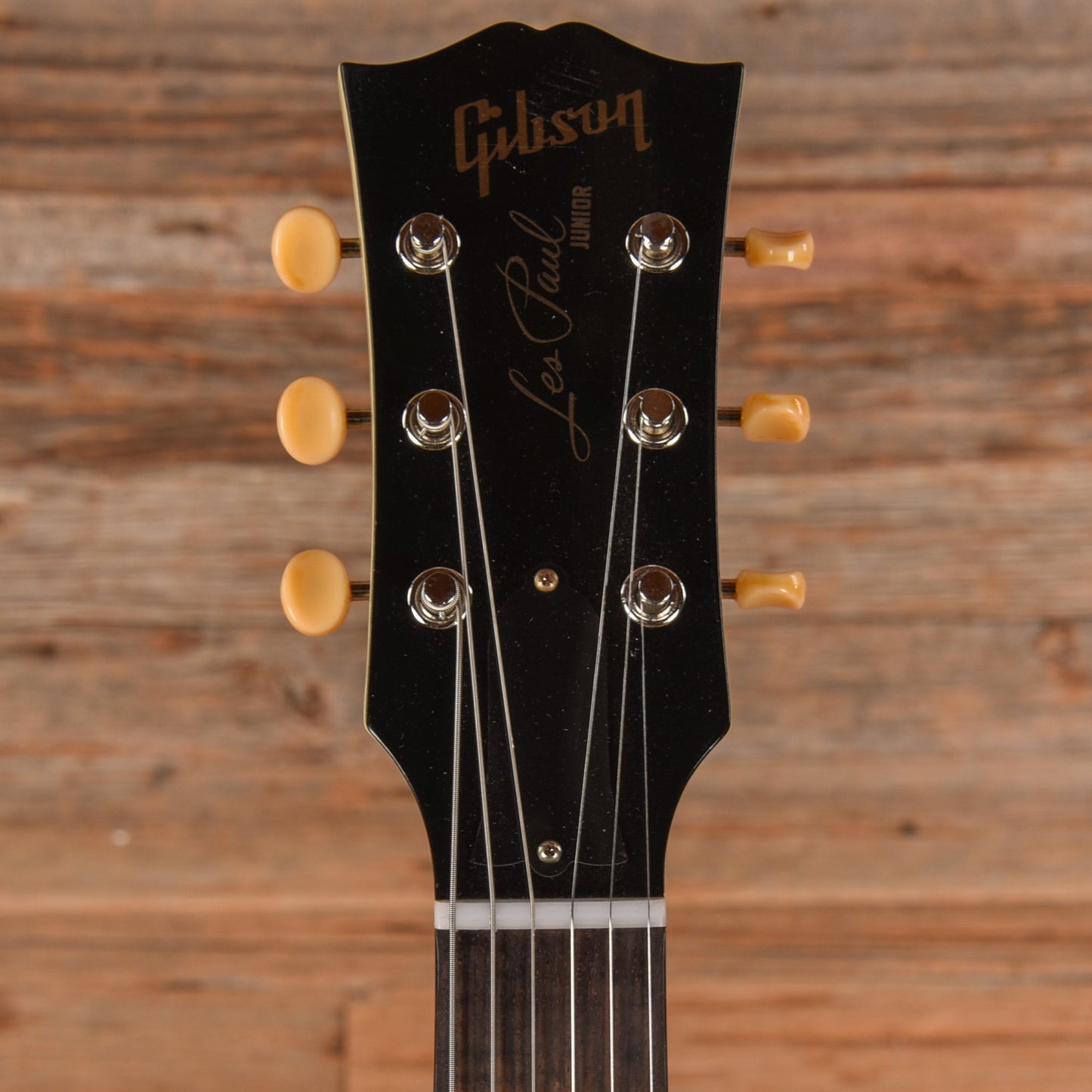 Gibson Custom Shop 1958 Les Paul Junior Double Cut Antique Antique White Murphy Lab Ultra Light Aged
