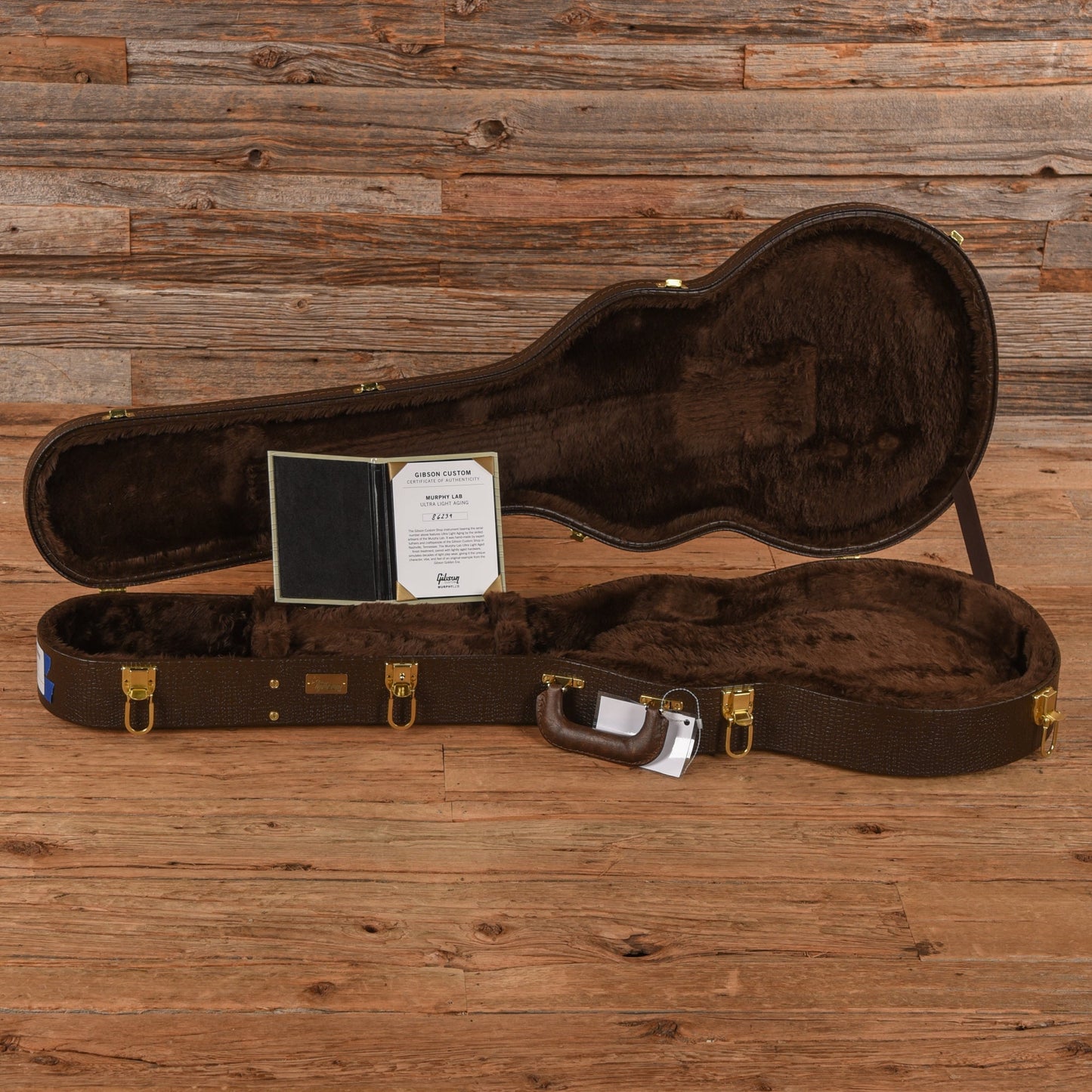 Gibson Custom Shop 1958 Les Paul Junior Double Cut Antique Antique White Murphy Lab Ultra Light Aged