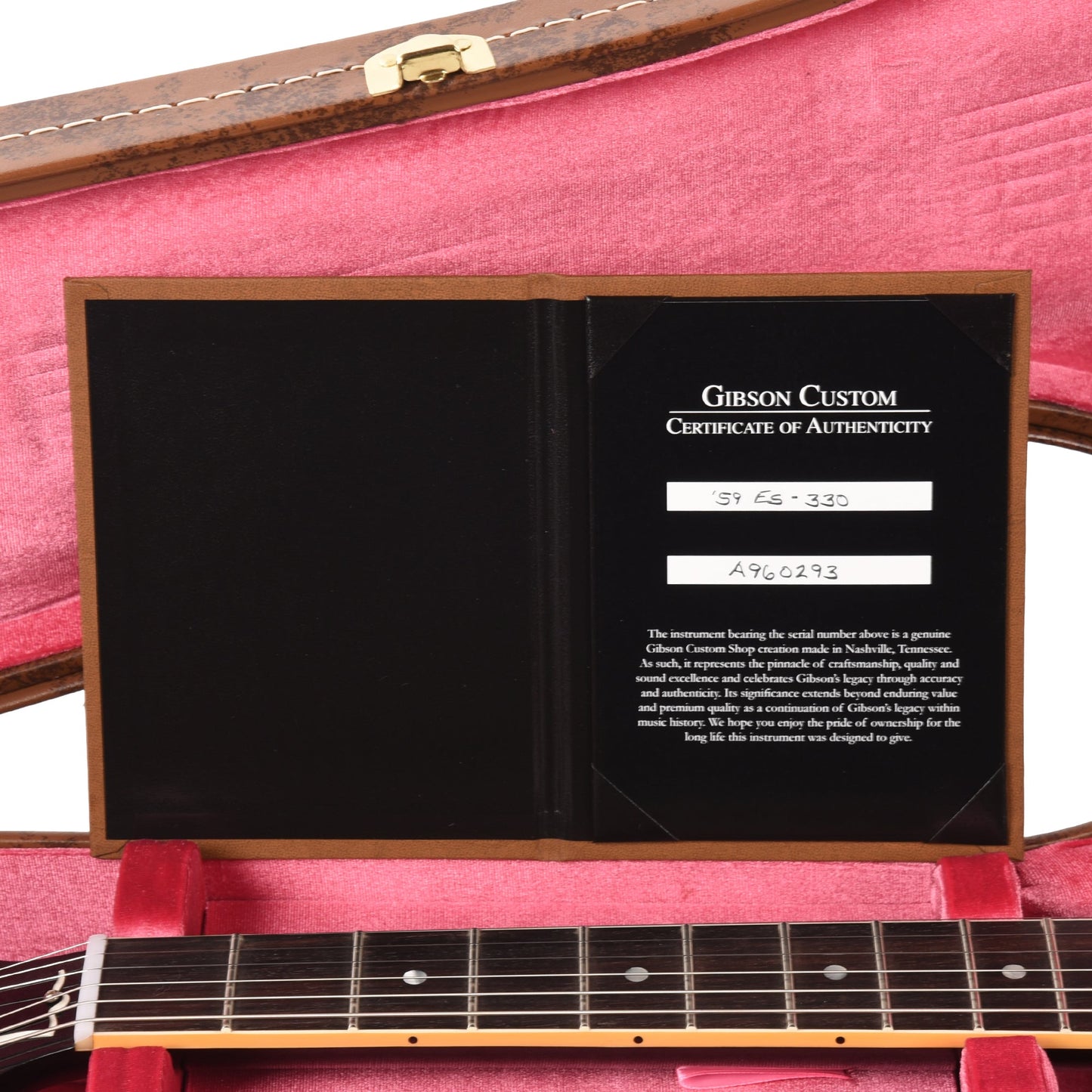Gibson Custom Shop 1959 ES-330 Reissue Vintage Burst