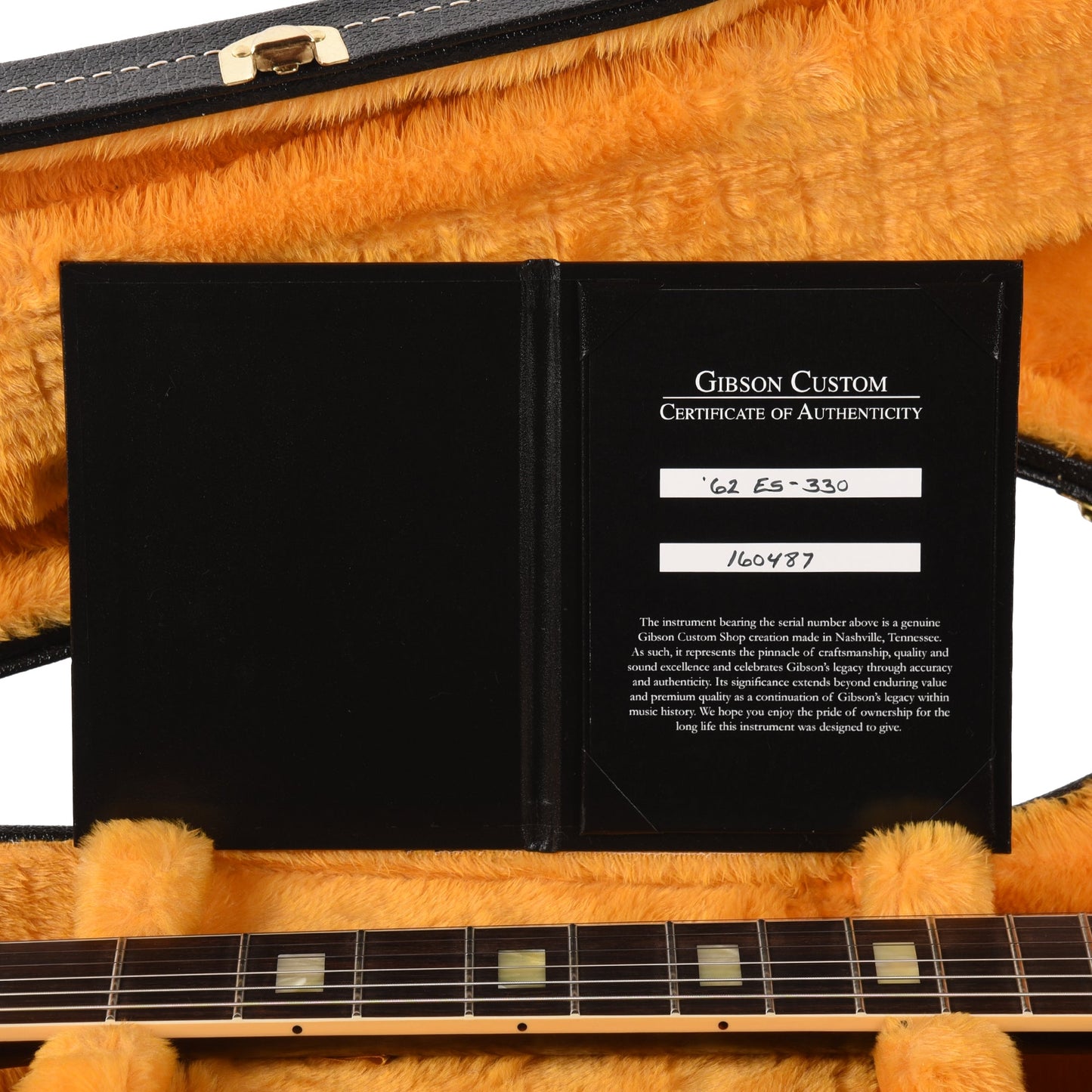 Gibson Custom Shop 1962 ES-330 Reissue Vintage Burst