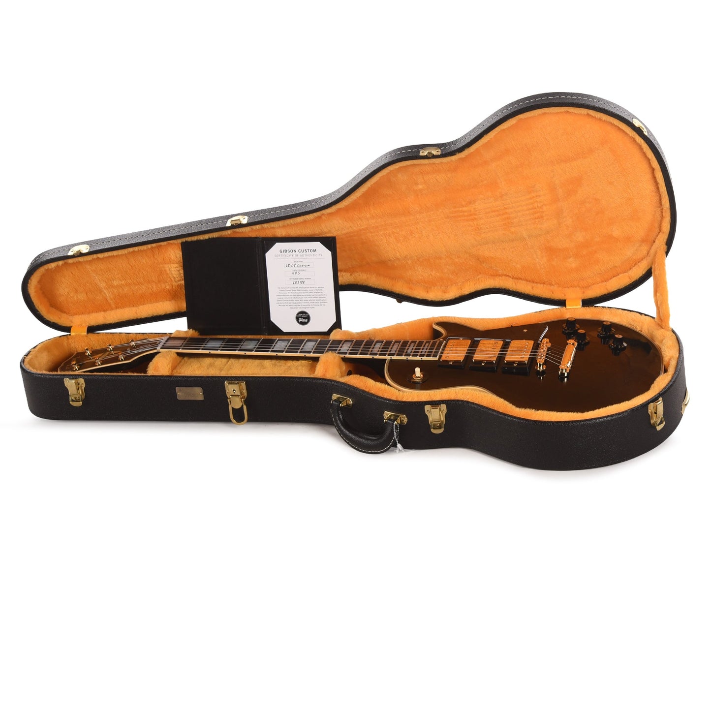 Gibson Custom Shop 1968 Les Paul Custom 3-Pickup "CME Spec" Ebony VOS w/Chambered Body & Custom "S" Buckers
