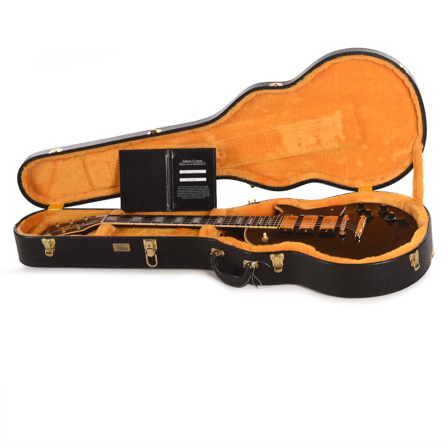 Gibson Custom Shop 1968 Les Paul Custom 3-Pickup "CME Spec" Ebony VOS w/Chambered Body