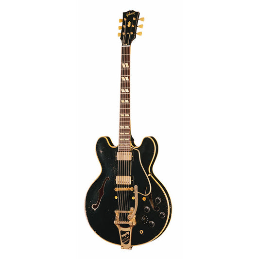 Gibson Custom Shop Limited Edition 1959 ES-345 Varitone Reissue Heavy Aged Ebony w/Bigsby