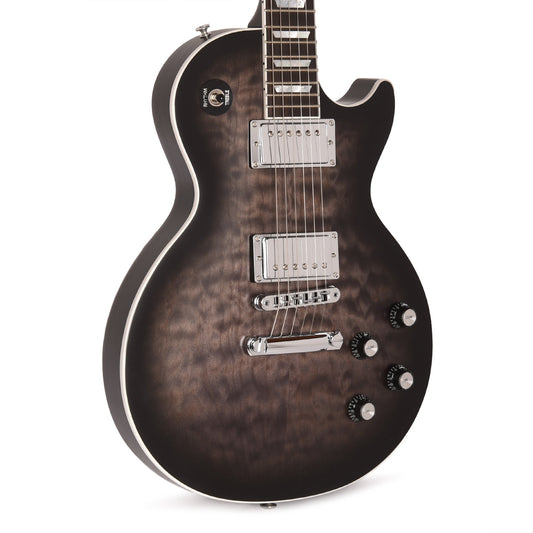 Gibson Artist Mark Morton Les Paul Modern Quilt Translucent Ebony Burst Satin
