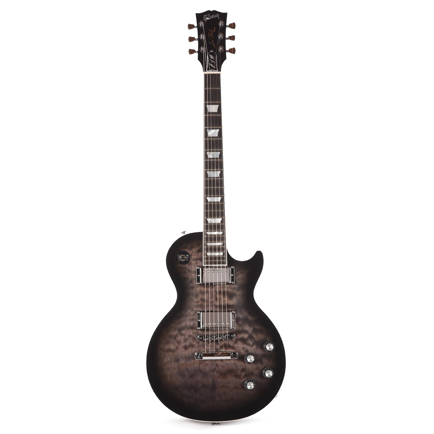 Gibson Artist Mark Morton Les Paul Modern Quilt Translucent Ebony Burst Satin