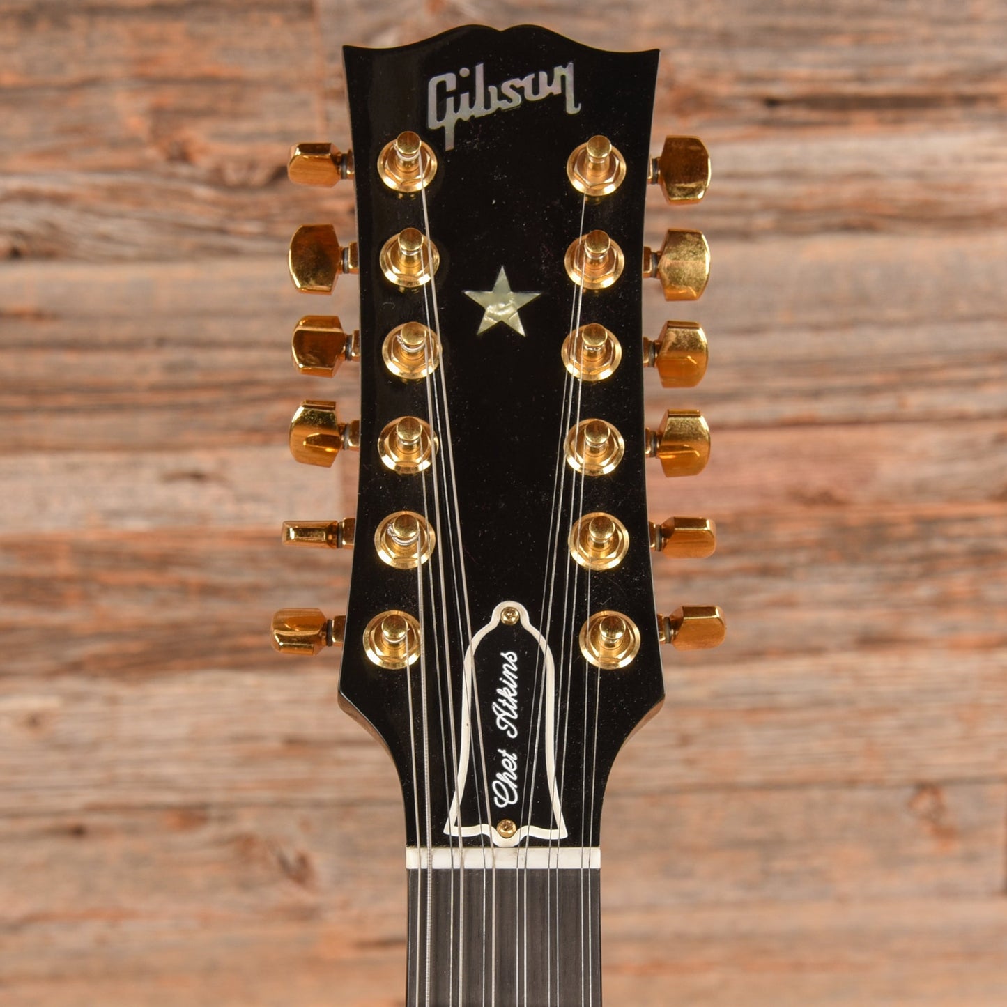 Gibson Chet Atkins SST 12 String Black 1998 - Dave Amato of REO Speedwagon
