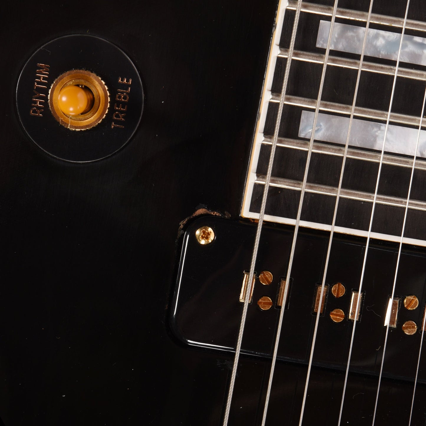 Gibson Custom Shop 1954 Les Paul Custom Staple Pickup Reissue Ebony VOS