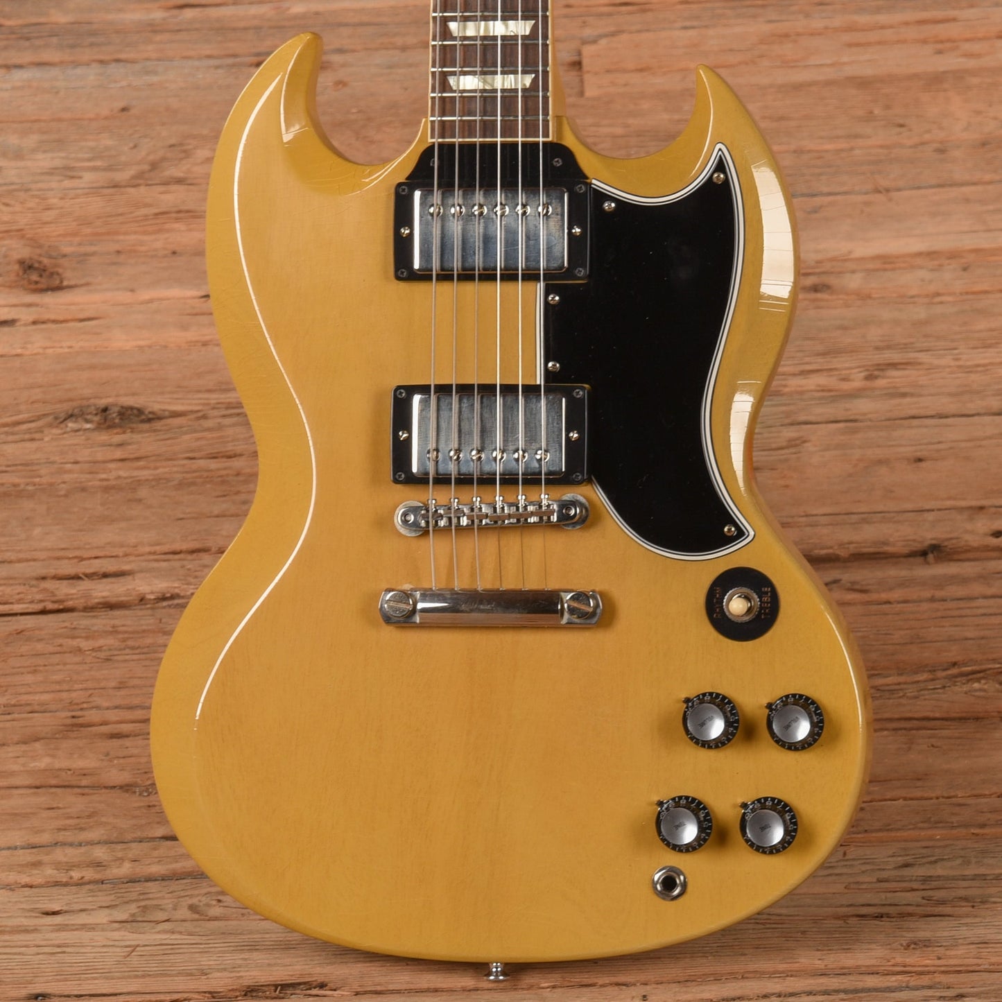 Gibson Custom Shop Murphy Lab '61 Les Paul SG Standard Reissue Ultra Light Aged TV Yellow 2023