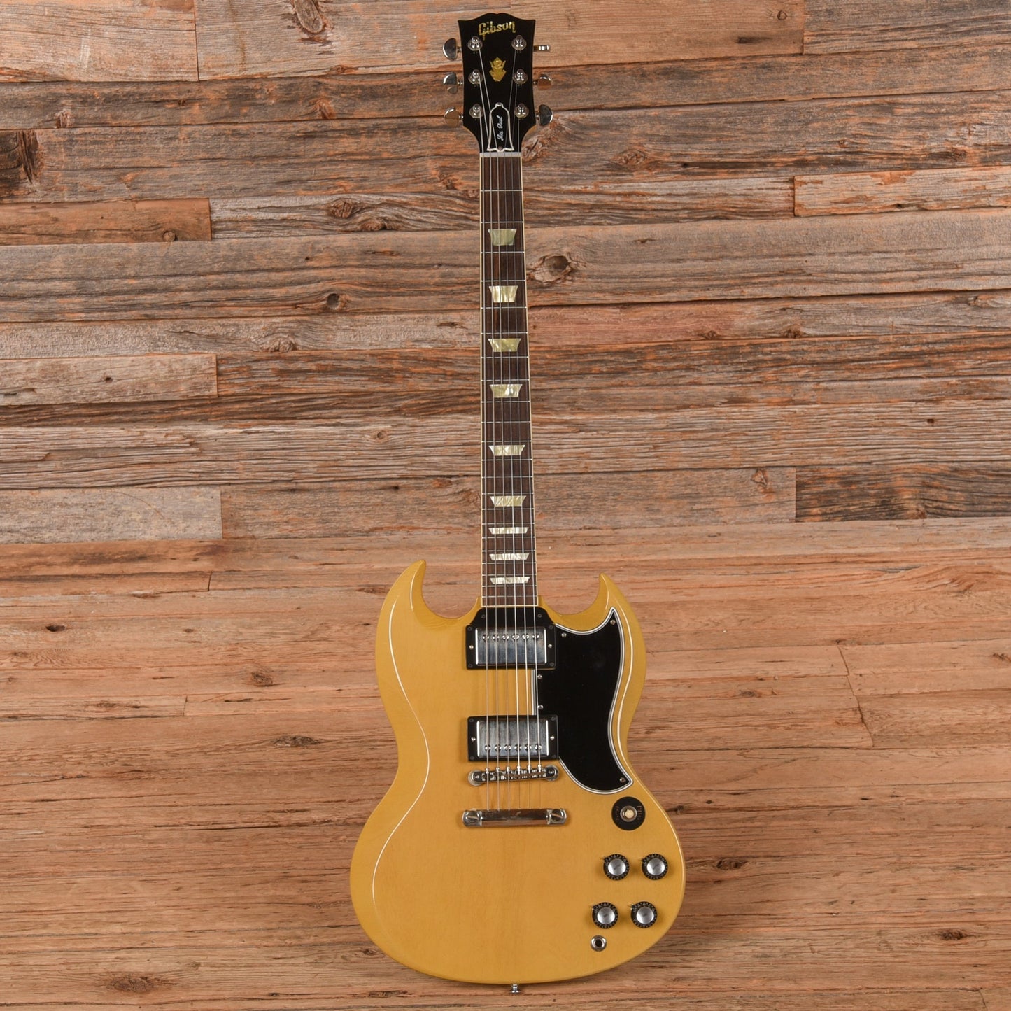 Gibson Custom Shop Murphy Lab '61 Les Paul SG Standard Reissue Ultra Light Aged TV Yellow 2023