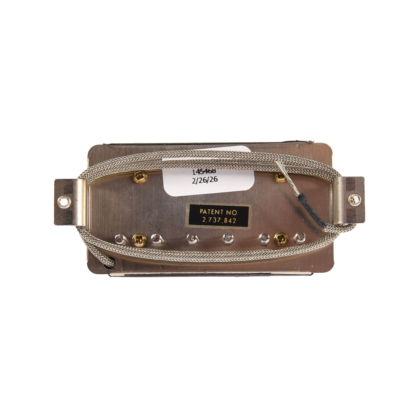 Gibson 1968 T-Top Reissue Pickup, Double Black, 2-Conductor, Unpotted, 7.5k, Alnico 5