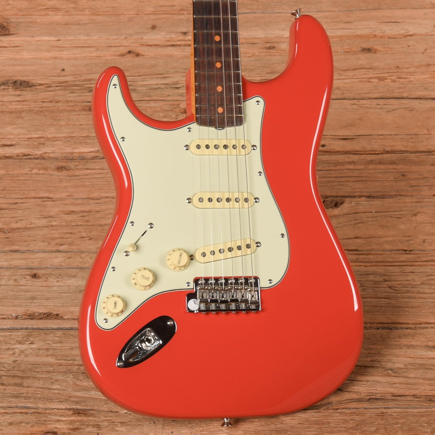 Fender American Vintage II '61 Stratocaster Fiesta Red 2023 LEFTY