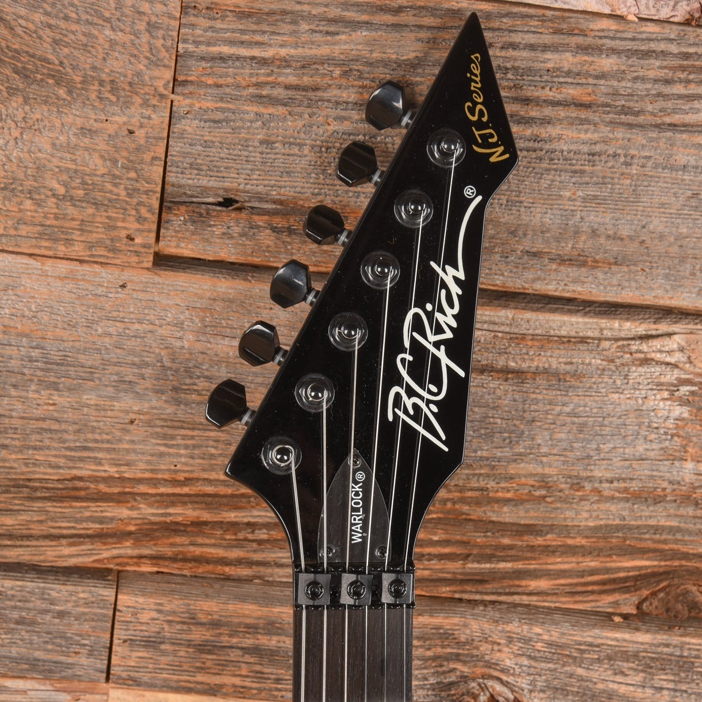B.C. Rich Stranger Things “Eddie's” Inspired NJ Warlock Red Crackle