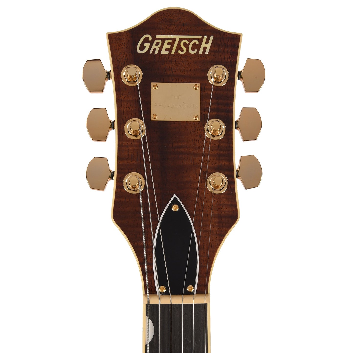 Gretsch Broadkaster Jr. LX Figured Center Block Tropic Aura Gold Hardware w/String-Thru Bigsby
