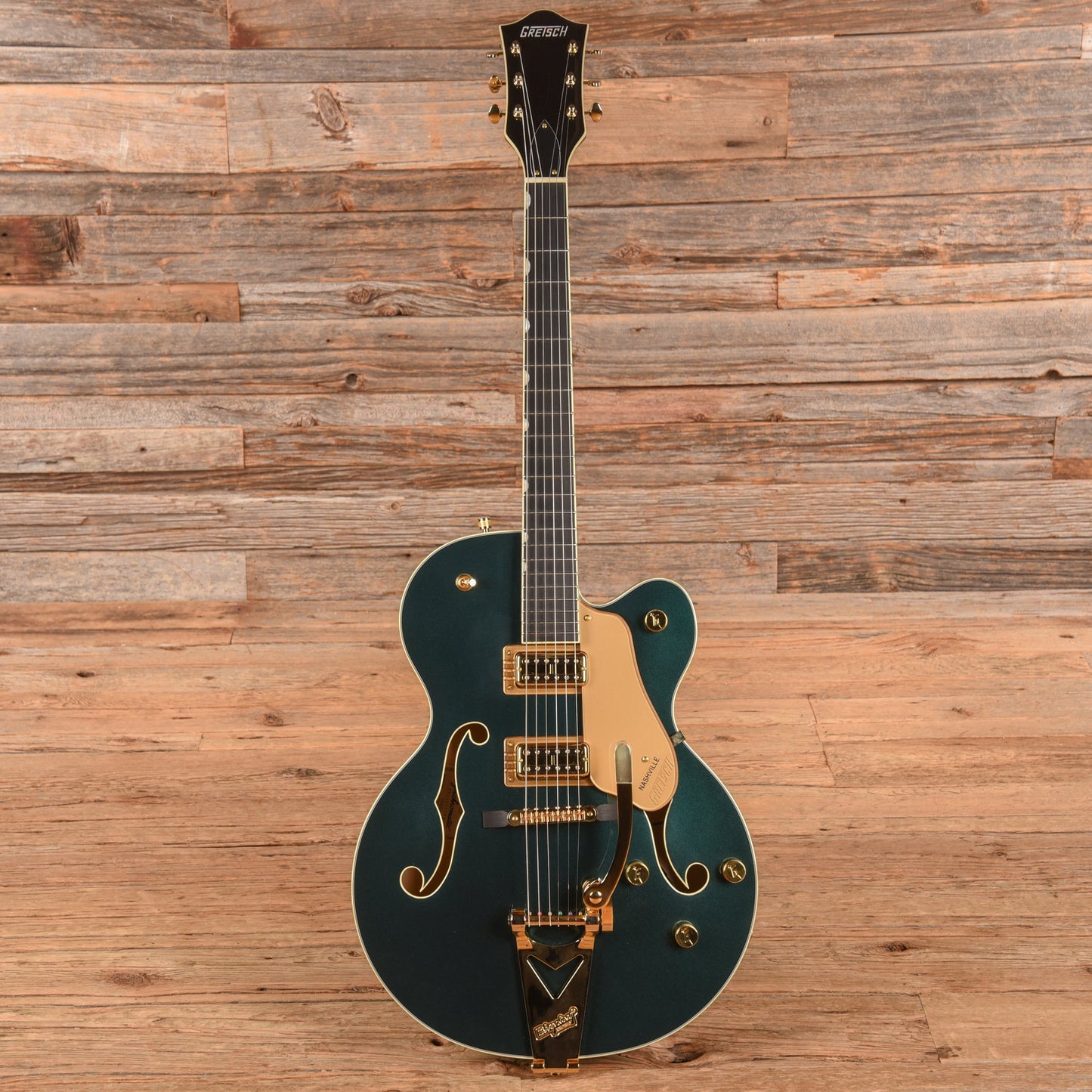 Gretsch Synchromatic Nashville Hollow-Body Single Cutaway Cadillac Green 2025