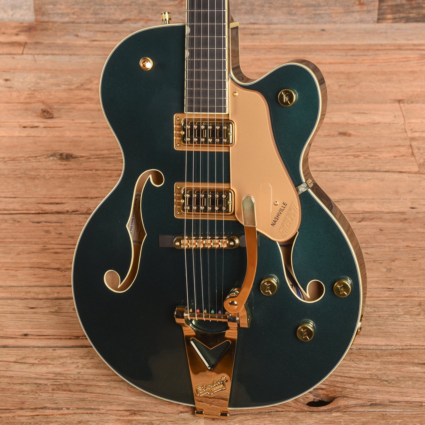Gretsch Synchromatic Nashville Hollow-Body Single Cutaway Cadillac Green 2025