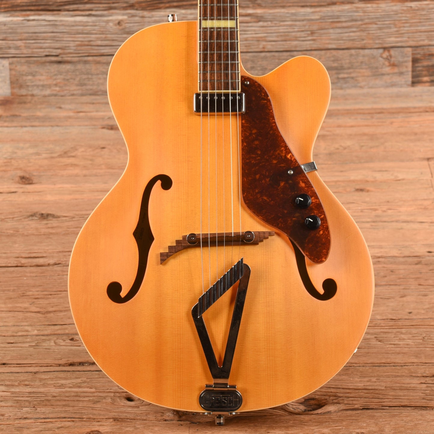 Gretsch G100CE Synchromatic Archtop Cutaway Electric Flat Natural 2017