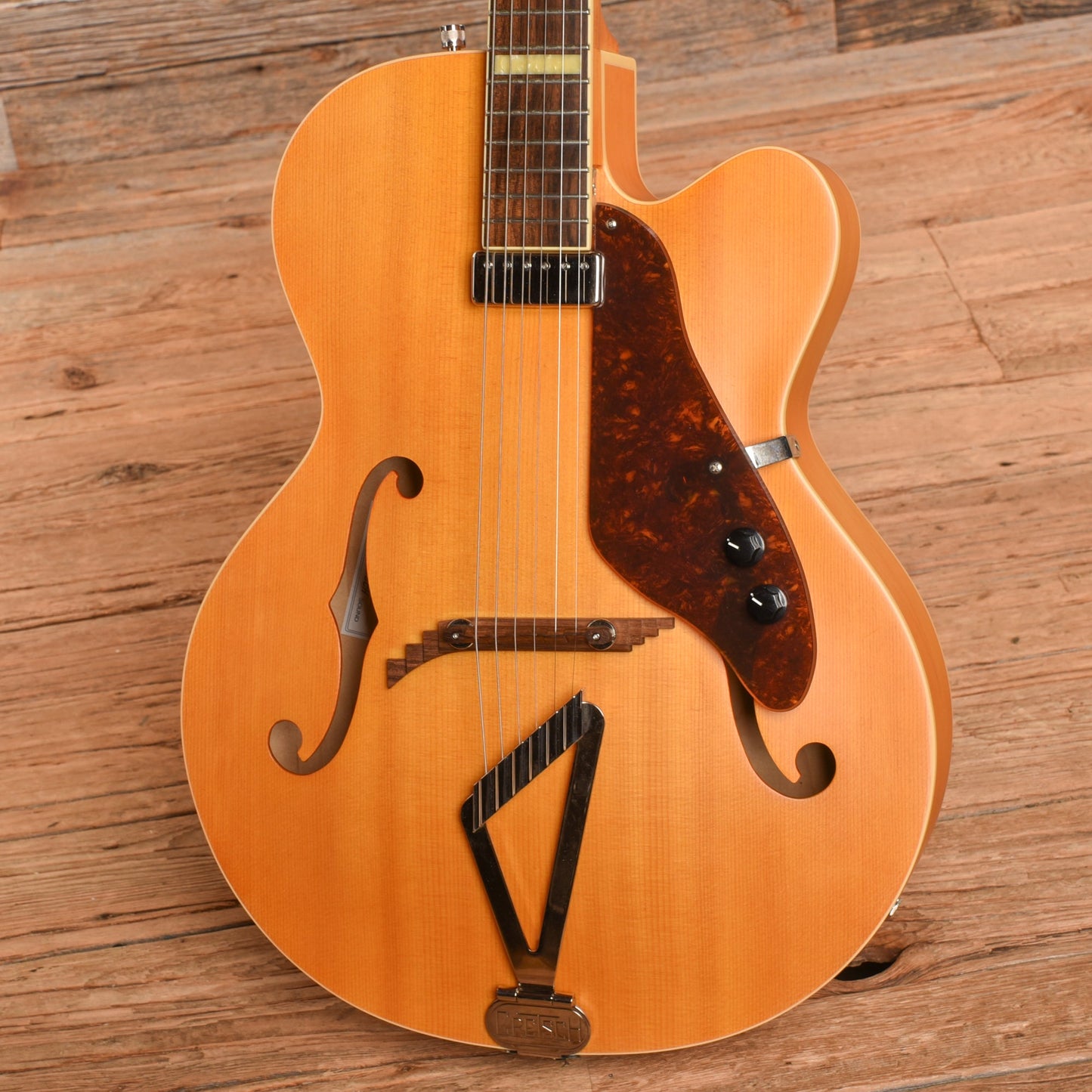 Gretsch G100CE Synchromatic Archtop Cutaway Electric Flat Natural 2017