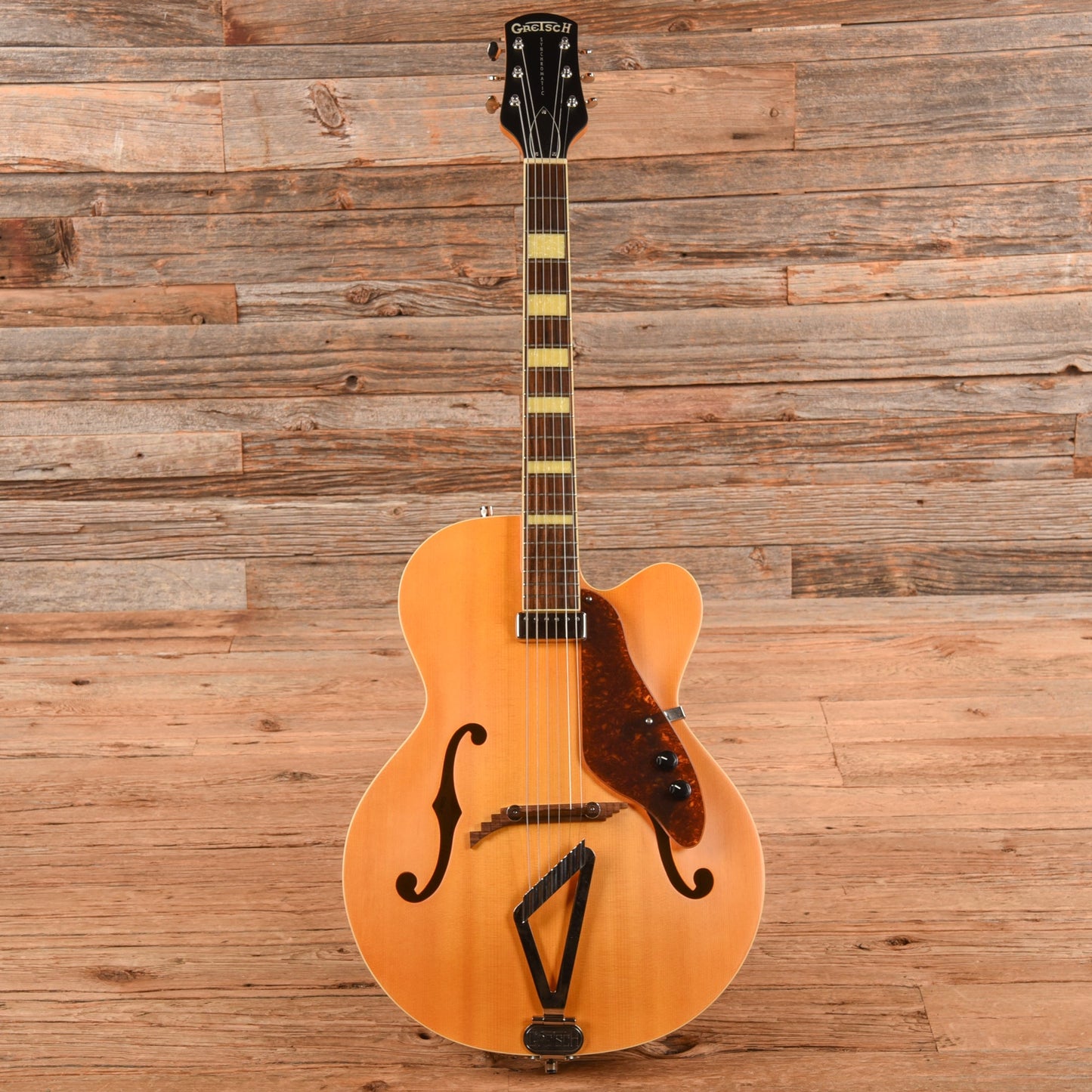 Gretsch G100CE Synchromatic Archtop Cutaway Electric Flat Natural 2017