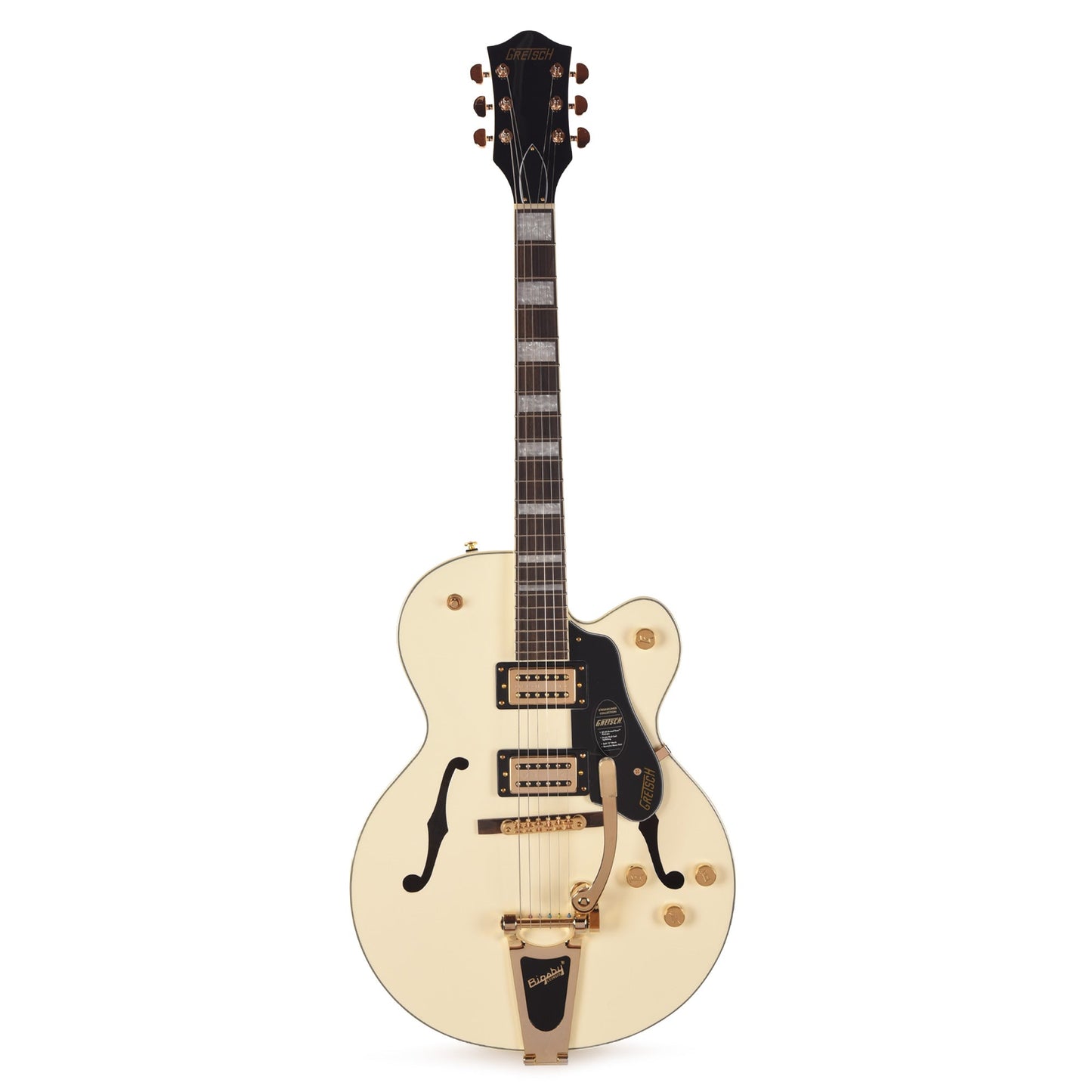 Gretsch G2420TG Streamliner Hollow Body Vintage White w/Bigsby LTD & Broad’Tron BT-3S Pickups