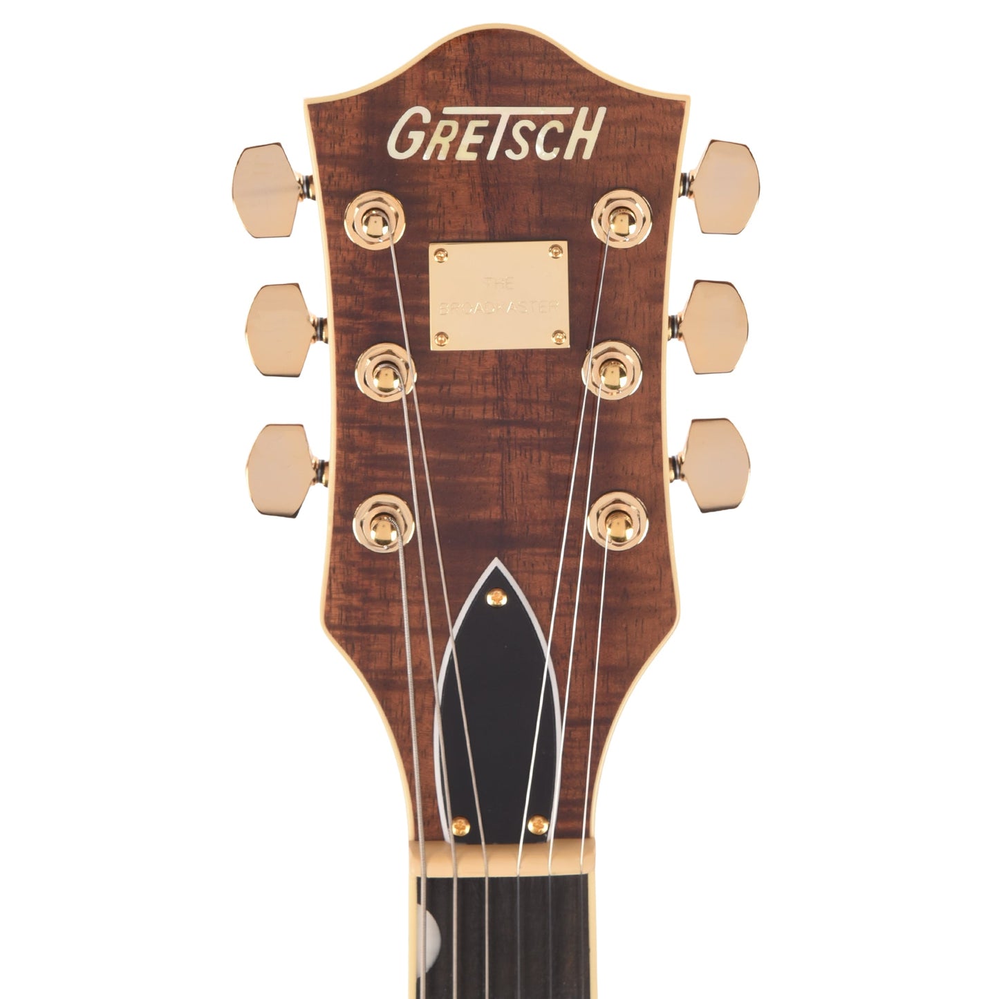 Gretsch Broadkaster LX Figured Center Block Havana Burst Gold Hardware w/String-Thru Bigsby