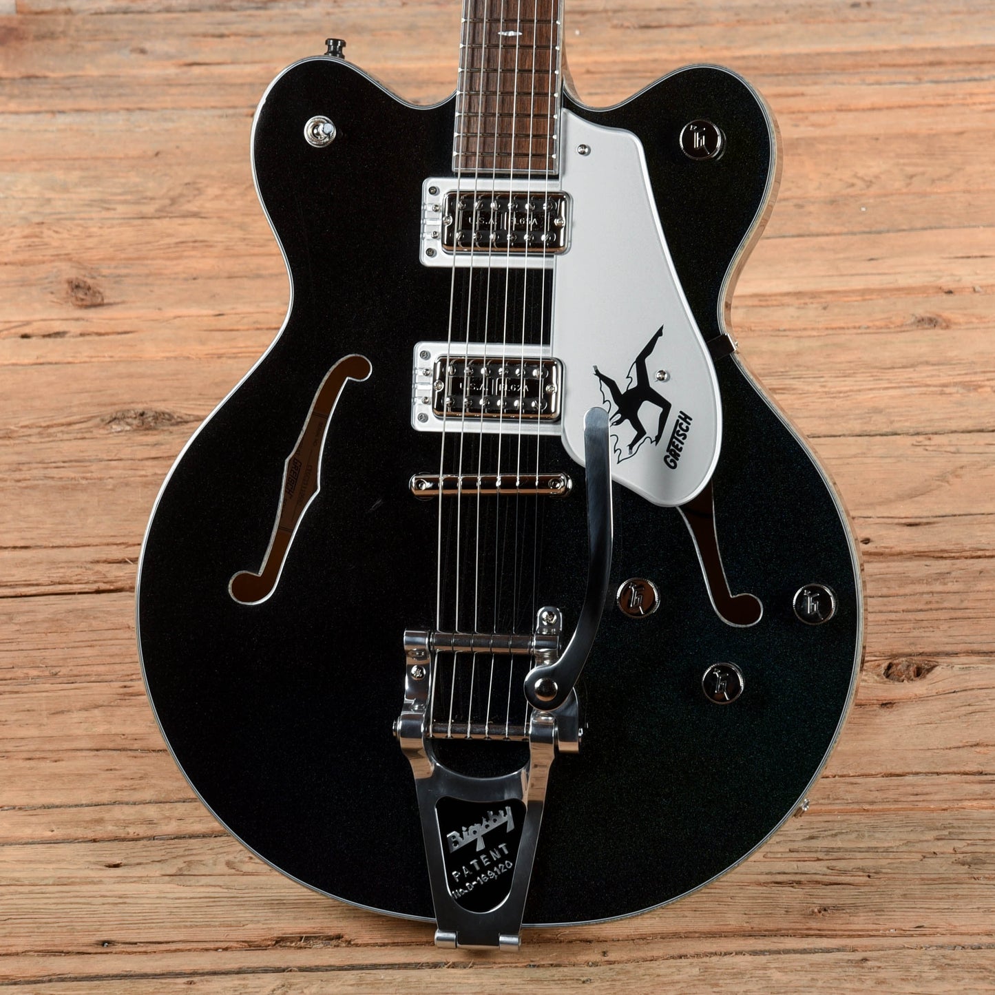 Gretsch Electromatic John Gourley Broadkaster Center Block Iridescent Black