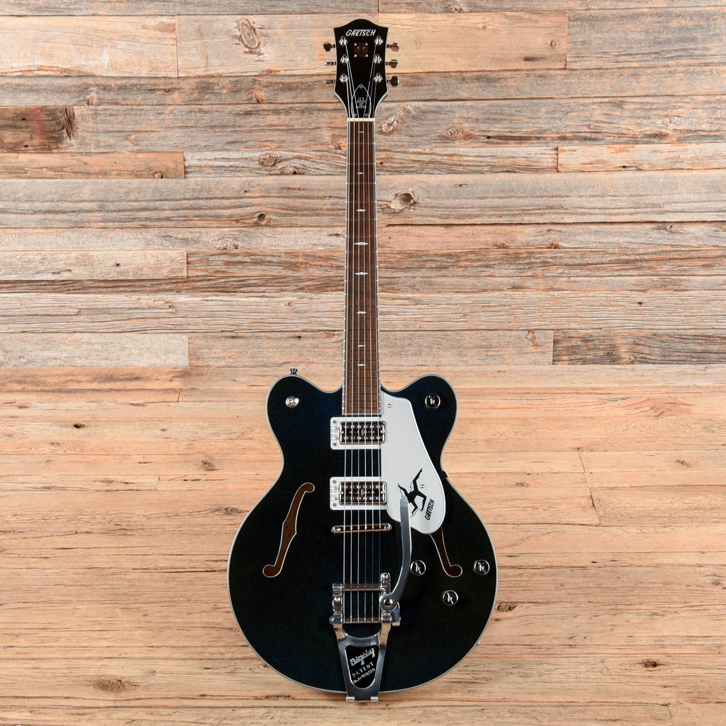 Gretsch Electromatic John Gourley Broadkaster Center Block Iridescent Black