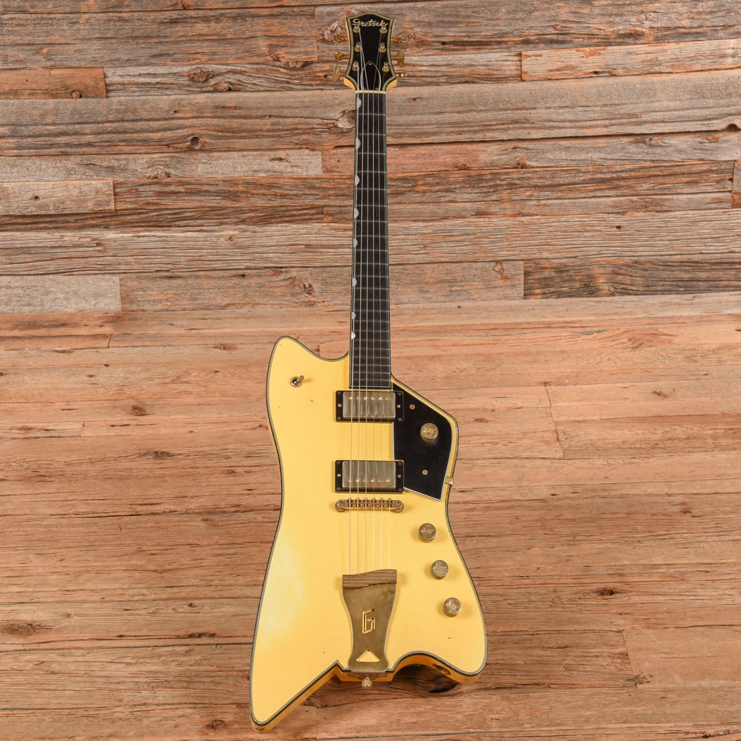 Gretsch Custom Shop Stephen Stern Masterbuilt Caddy Bo Relic White 2023
