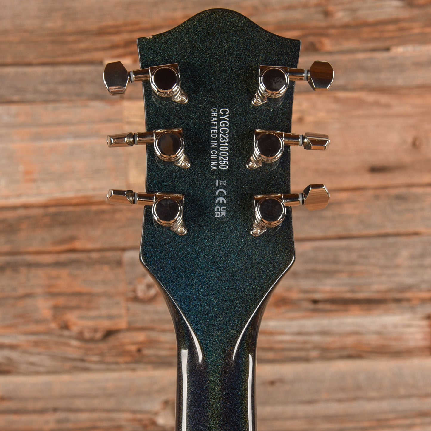 Gretsch Electromatic John Gourley Broadkaster Center Block Iridescent Black 2023