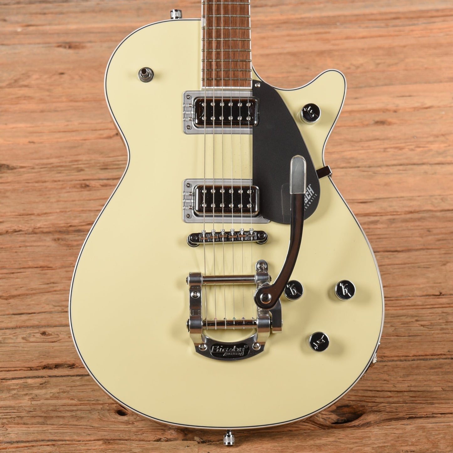 Gretsch G5230T Electromatic Jet FT with Bigsby Two-Tone Vintage White/ London Grey 2025