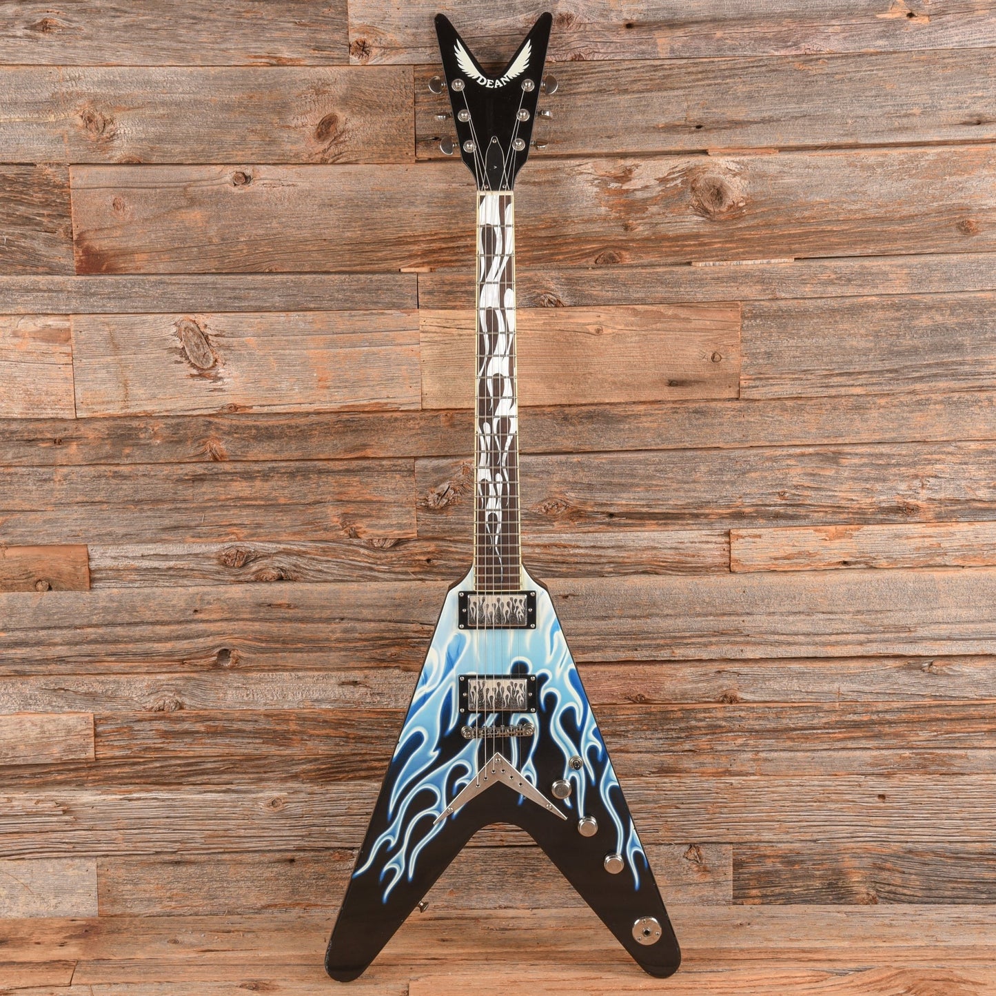 Dean Guitars V Inferno Blue 2007