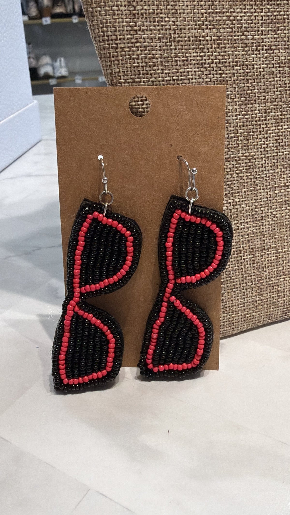 Beaded Sunglasses Earrings