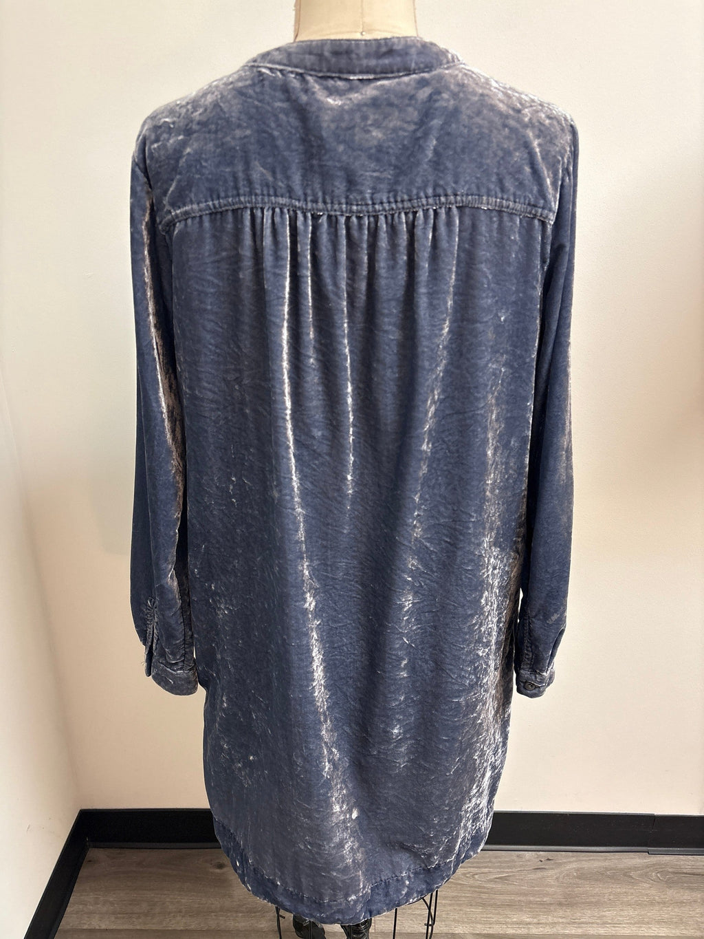 Anthropologie Crushed Velvet Dress, XS