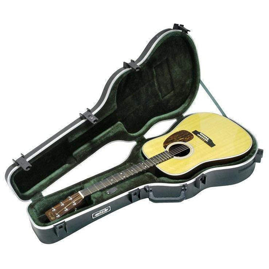 SKB Deluxe Acoustic Dreadnought Shaped Hardshell Case w/TSA Latch