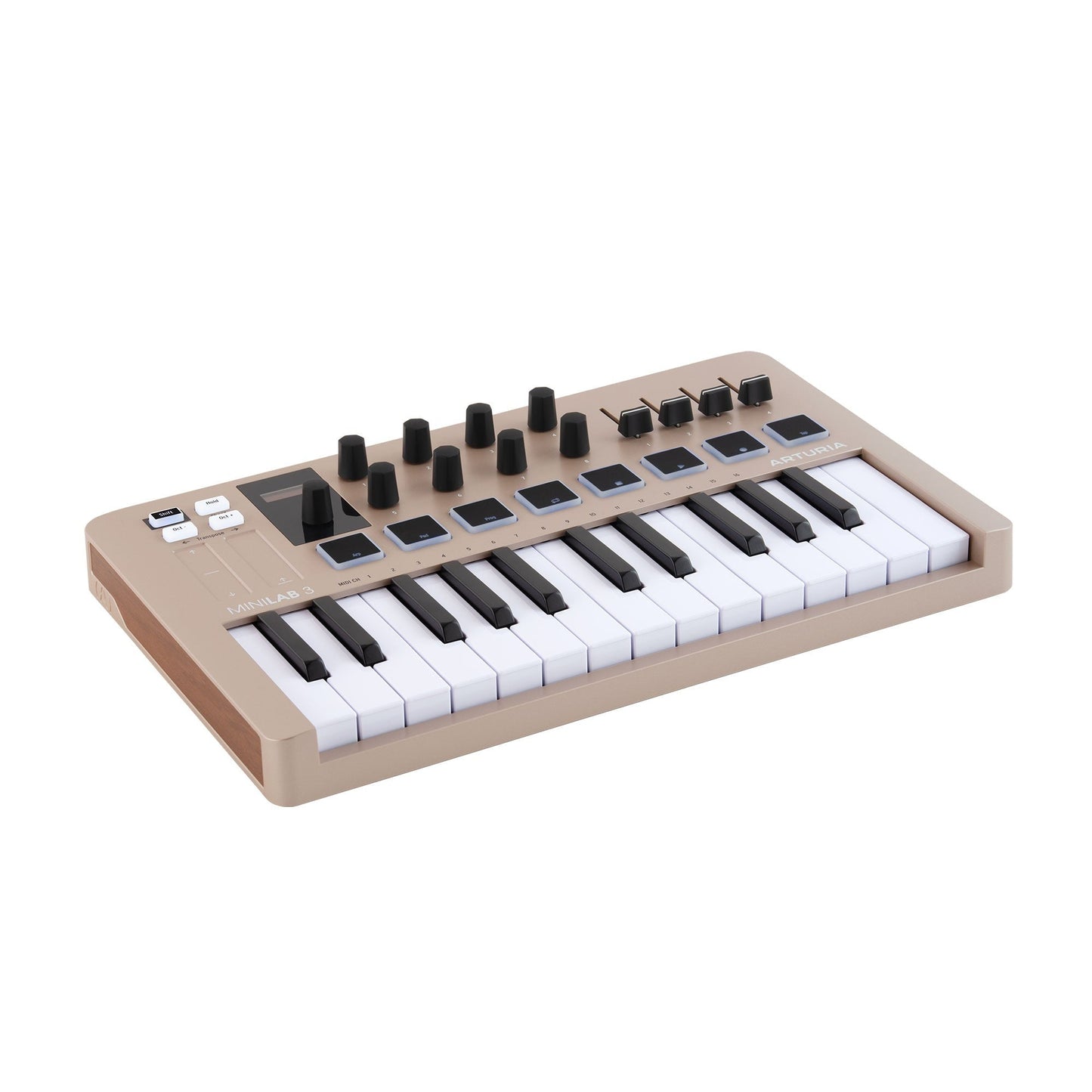 Arturia MiniLAB 3 MIDI Keyboard & Pad Controller Champagne